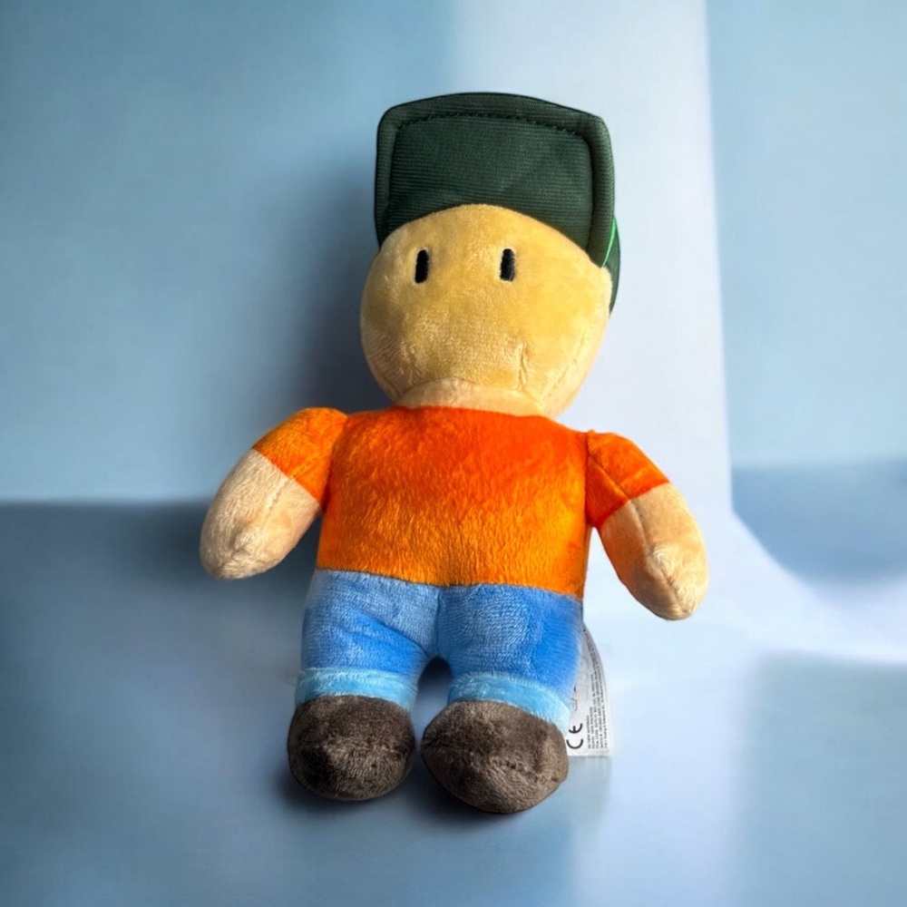 Stumble Guys Plush- Mr Stumble Buddies 8”x 6” Stuffed Animal Toy- Green Hat-